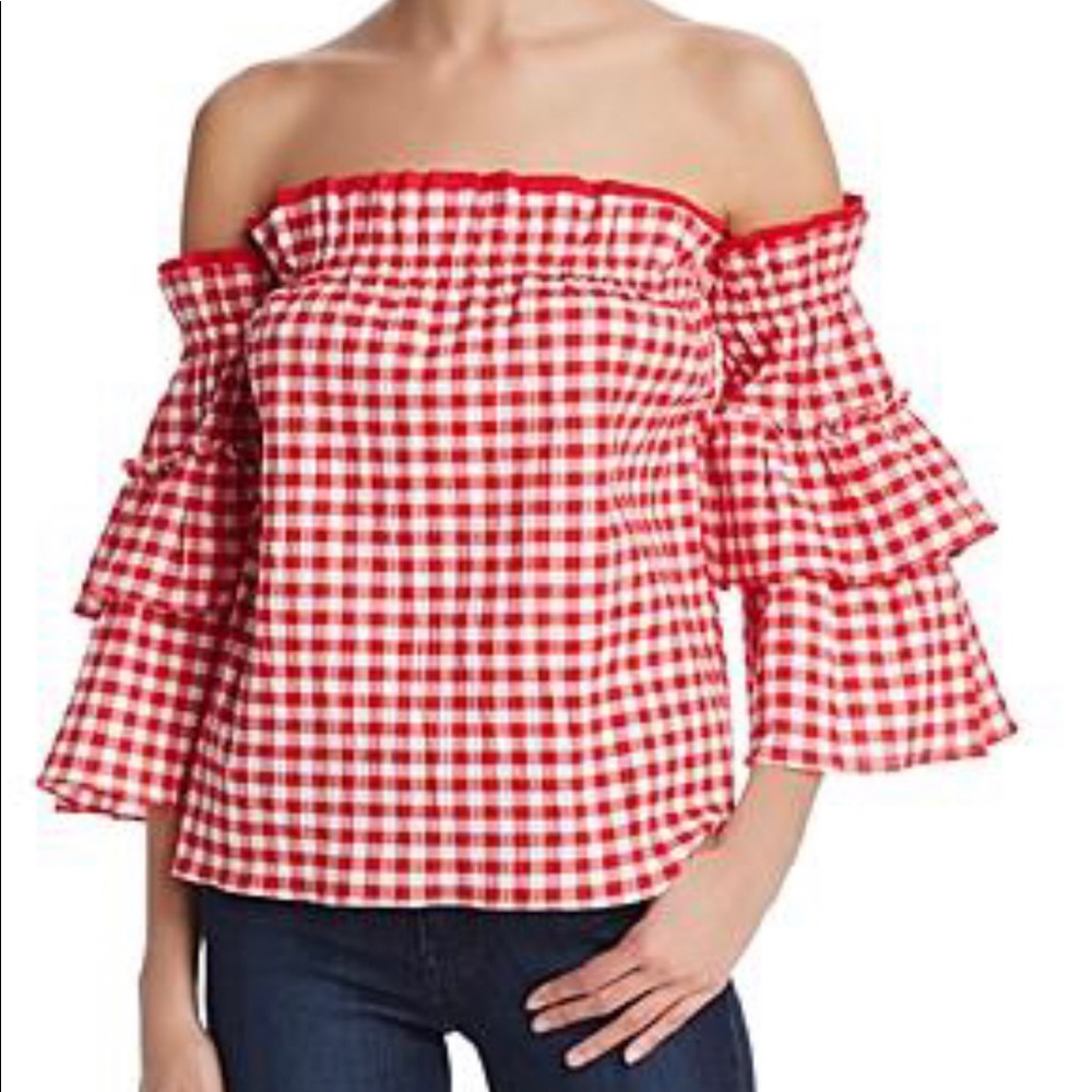 MISA Los Angeles off the shoulder top